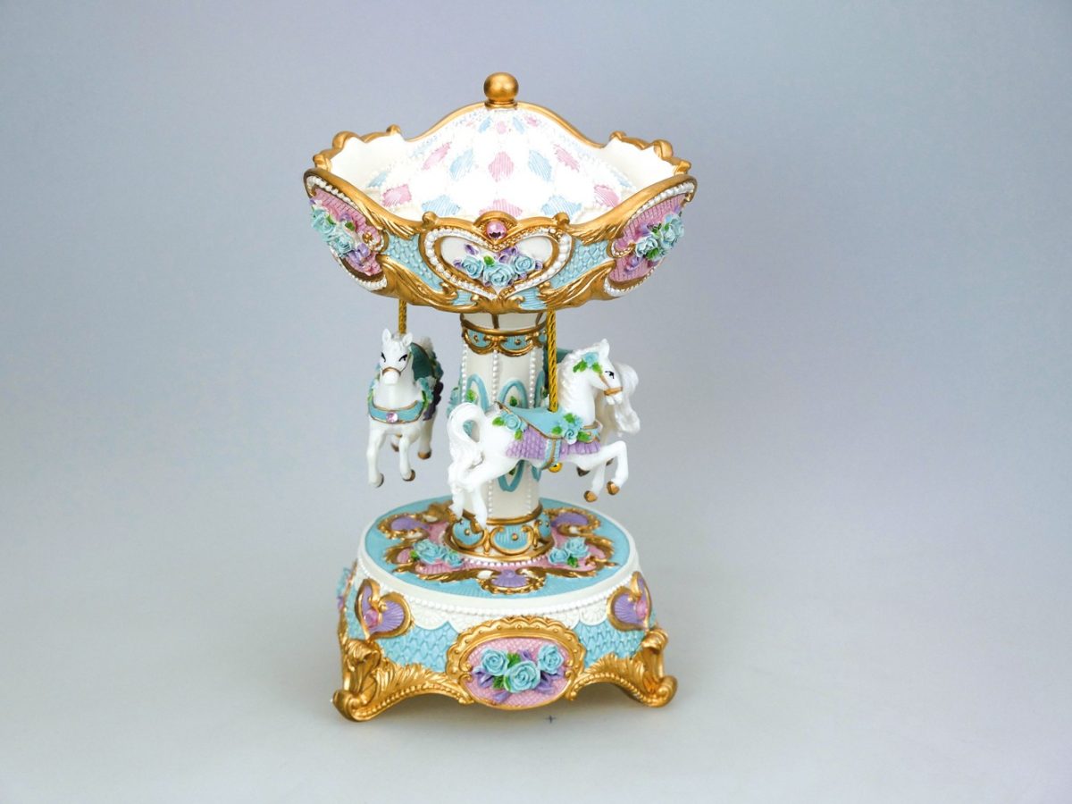 CAROUSEL  ΛΕΥΚΟ ΣΙΕΛ 21cm