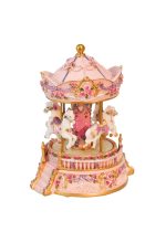 Carousel ροζ άλογα