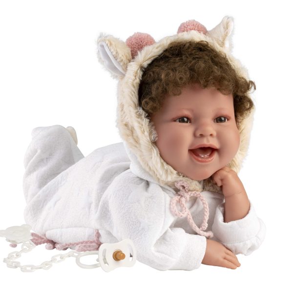 NEWBORN ΚΟΡΙΤΣΙ 44cm ΓΕΛΙΟ ΚΑΜΗΛΟΠΑΡΔΑΛΗ