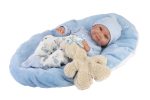NEWBORN ΑΓΟΡΙ 40cm ΣΙΕΛ ΜΑΞΙΛΑΡΙ ΑΡΚΟΥΔΑΚΙ