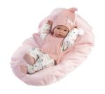 NEWBORN ΣΚΛΤ 35cm ΡΟΖ ΠΛΕΚΤΟ ΣΚΟΥΦΙ