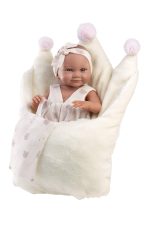 NEWBORN ΣΚΛΤ 40cm ΛΕΥΚΟ SLEEPING BAG ΚΟΡΩΝΑ
