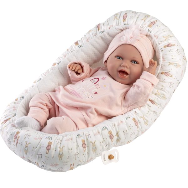NEWBORN ΜΓ42cm ΡΟΖ ΦΟΡΜΑ ΠΑΡΚΟ ΓΕΛΙΟ
