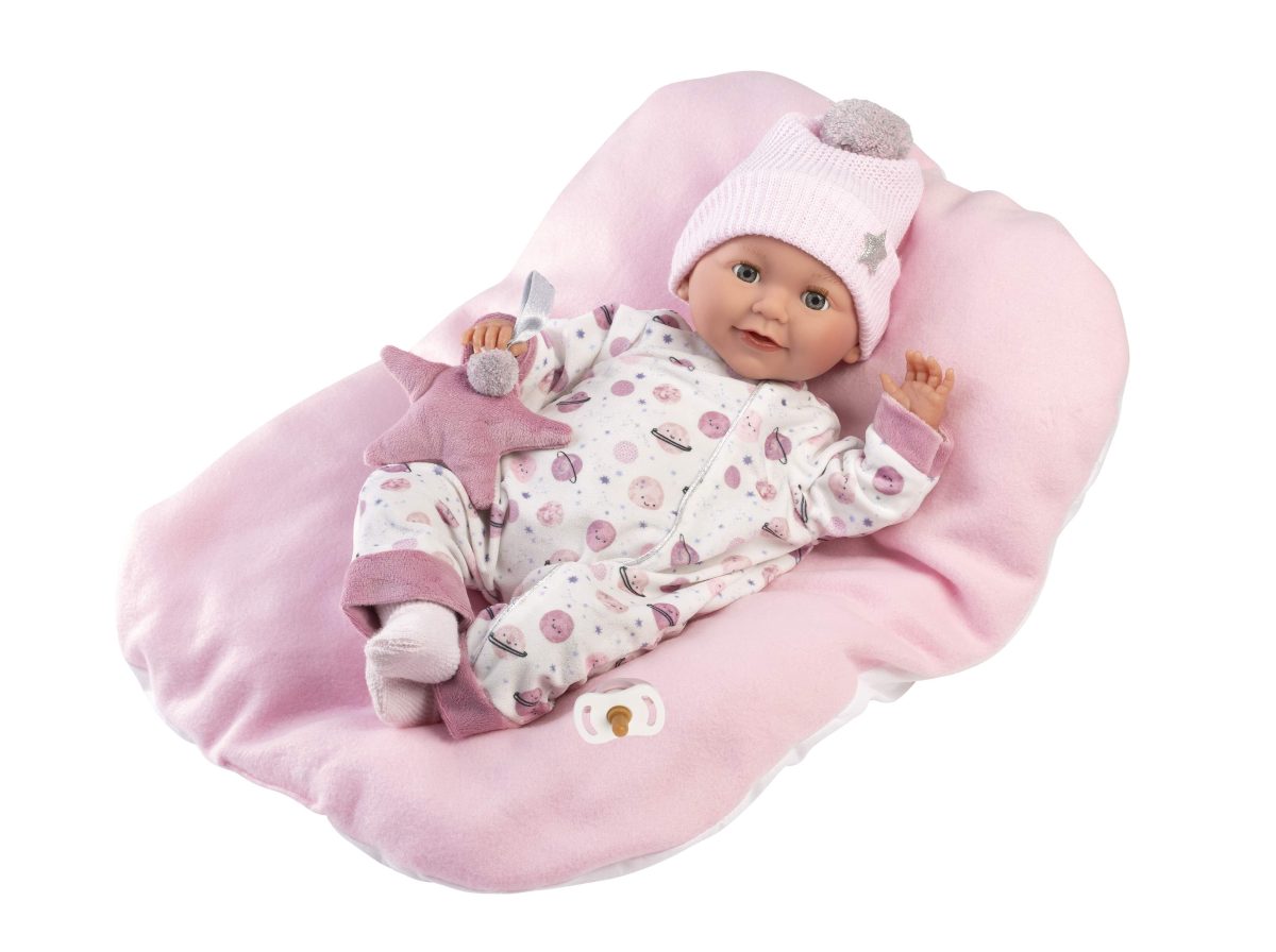 NEWBORN ΜΚ 42cm ΠΛΑΝΗΤΕΣ ΦΟΡΜΑ ΡΟΖ ΜΑΞΙΛΑΡΙ ΚΛΑΜΑ
