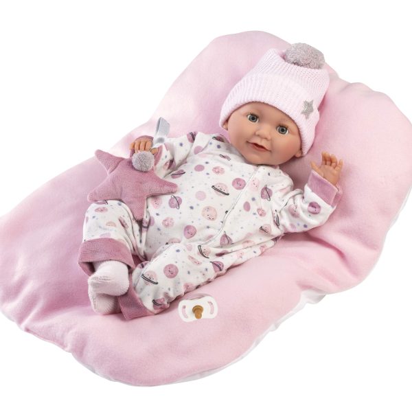 NEWBORN ΜΚ 42cm ΠΛΑΝΗΤΕΣ ΦΟΡΜΑ ΡΟΖ ΜΑΞΙΛΑΡΙ ΚΛΑΜΑ