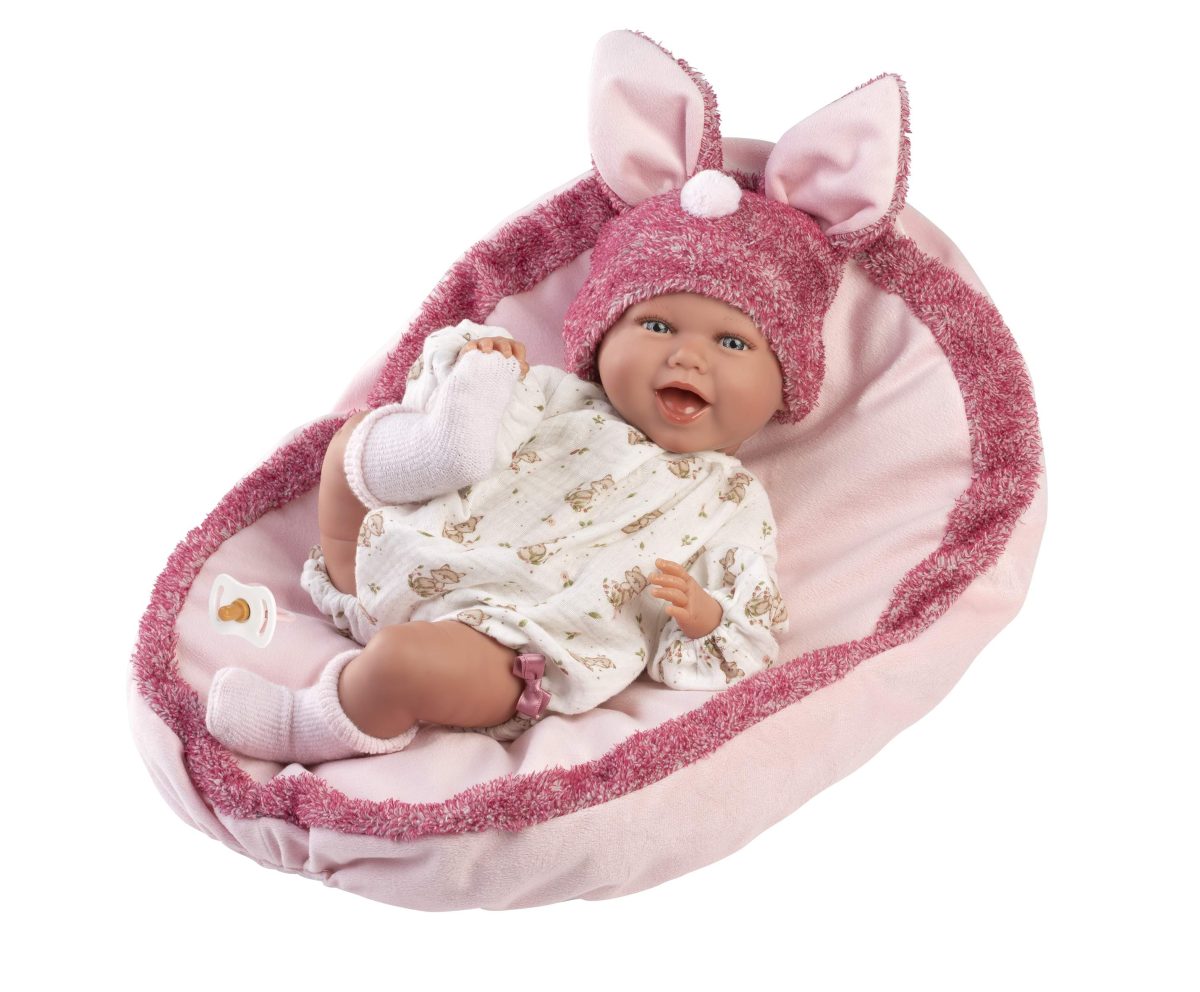 NEWBORN ΜΓ42cm ΦΟΡΜΑ ΡΟΖ ΜΑΞΙΛΑΡΙ ΓΕΛΙΟ
