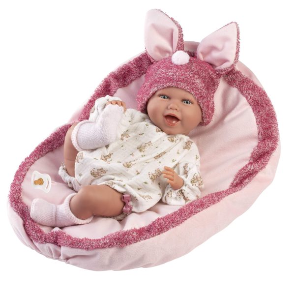 NEWBORN ΜΓ42cm ΦΟΡΜΑ ΡΟΖ ΜΑΞΙΛΑΡΙ ΓΕΛΙΟ