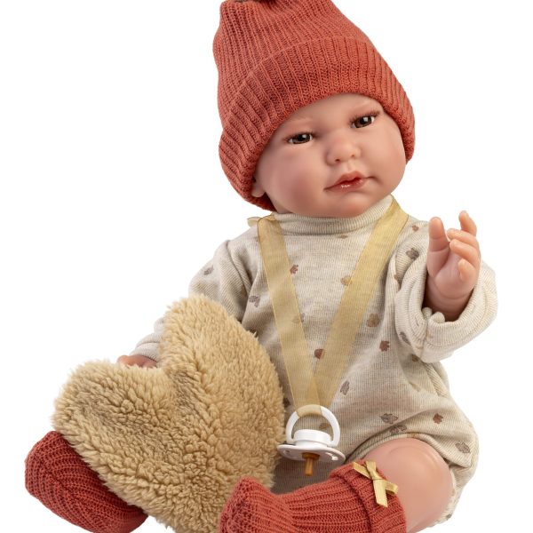 NEWBORN ΜΚ42cm ΜΠΕΖ ΦΟΡΜΑ ΚΕΡΑΜΙΔΙ ΣΚΟΥΦΟ ΚΛΑΜΑ