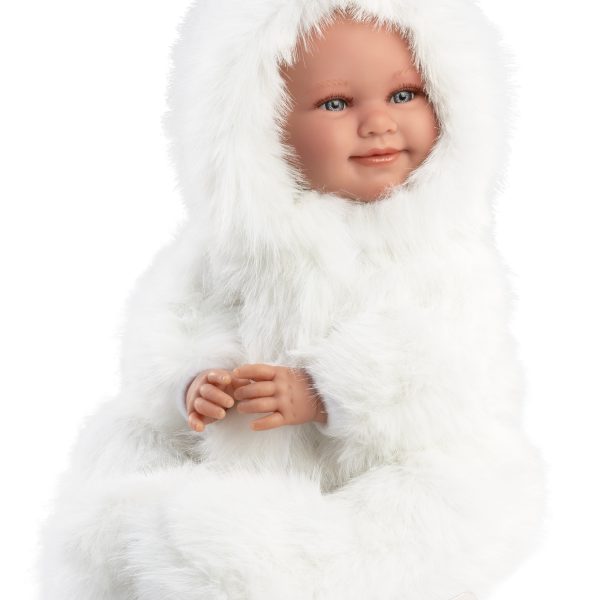 NEWBORN ΜΓ 42cm ΛΕΥΚΗ ΓΟΥΝΙΝΗ ΦΟΡΜΑ ΓΕΛΙΟ