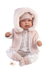 NEWBORN ΜΚ 42cm ΡΟΖ ΦΟΡΜΑ ΑΜΑΝΙΚΟ ΓΙΛΕΚΟ ΚΛΑΜΑ