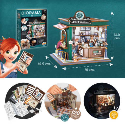 CAFÉ DIORAMA 3D ΚΑΤΑΣΚΕΥΗ