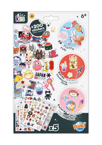 STICKER PACK MANGA D8